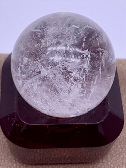 *Шар д.3,5см Горный Хрусталь арт 90269-16 Вес 33,20 г - фото 600438
