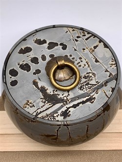 Шкатулка Дендритовая Яшма Африка арт 105170-2 Вес 500 г - фото 609936
