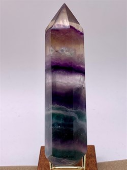 Кристалл Флюорит 101446 (196,33 гр, Флюорит, Граненый, 110-120 мм, Миксовый) - фото 623212