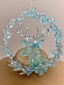 Северный Олень арт 281124 вес 18,42 гр Украшение для интерьера Ручная работа - фото 627996
