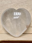 Сердце Горный Хрусталь 20*25 мм арт. 86310 Радуга самоцветов.