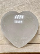 Сердце Горный Хрусталь 20*25 мм арт. 86328 Радуга самоцветов.