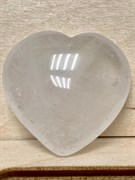 Сердце Горный Хрусталь 20*25 мм арт. 86336 Радуга самоцветов.