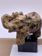 Фигурка р.70*100 Слон Дендритовая Яшма Африка арт 101372-1 Вес 340 г