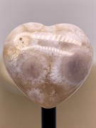 Сердце р.20-20мм Цветочный Агат Мадагаскар вес 5,97 арт 099253-8