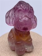 Фигурка р.25-40 Болонка Флюорита 103817-3 вес 30,72 гр