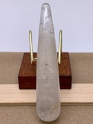 Массажная палочка из Кварца 104297-1 (Кварц, Бразилия, Гладкий, 20х75 мм, Белый) вес 53,13 гр