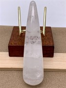 Массажная палочка из Кварца 104297-3 (Кварц, Бразилия, Гладкий, 20х75 мм, Белый) вес 38,24 гр