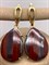 Серьги д.18-24 Тигровый и Бычий глаз Африка арт 105633 Вес 11,30 г - фото 611256